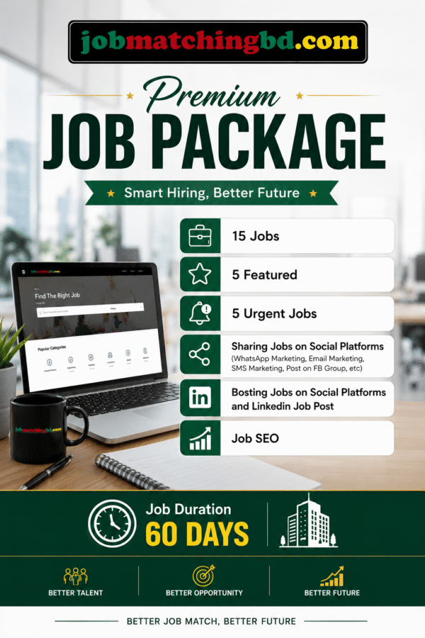 Job Package Example Premium Job Package | Jobmatchingbd.com