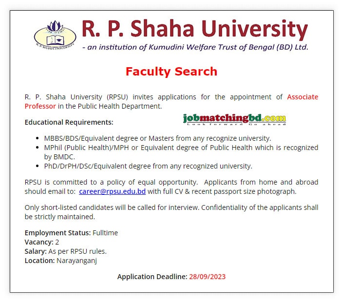 R.P. Shaha University