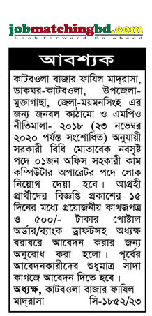 কাটবওলা বাজার ফাযিল মাদ্রাসা