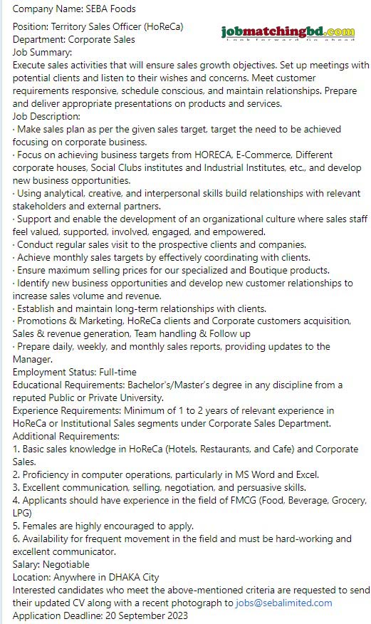 sales officer