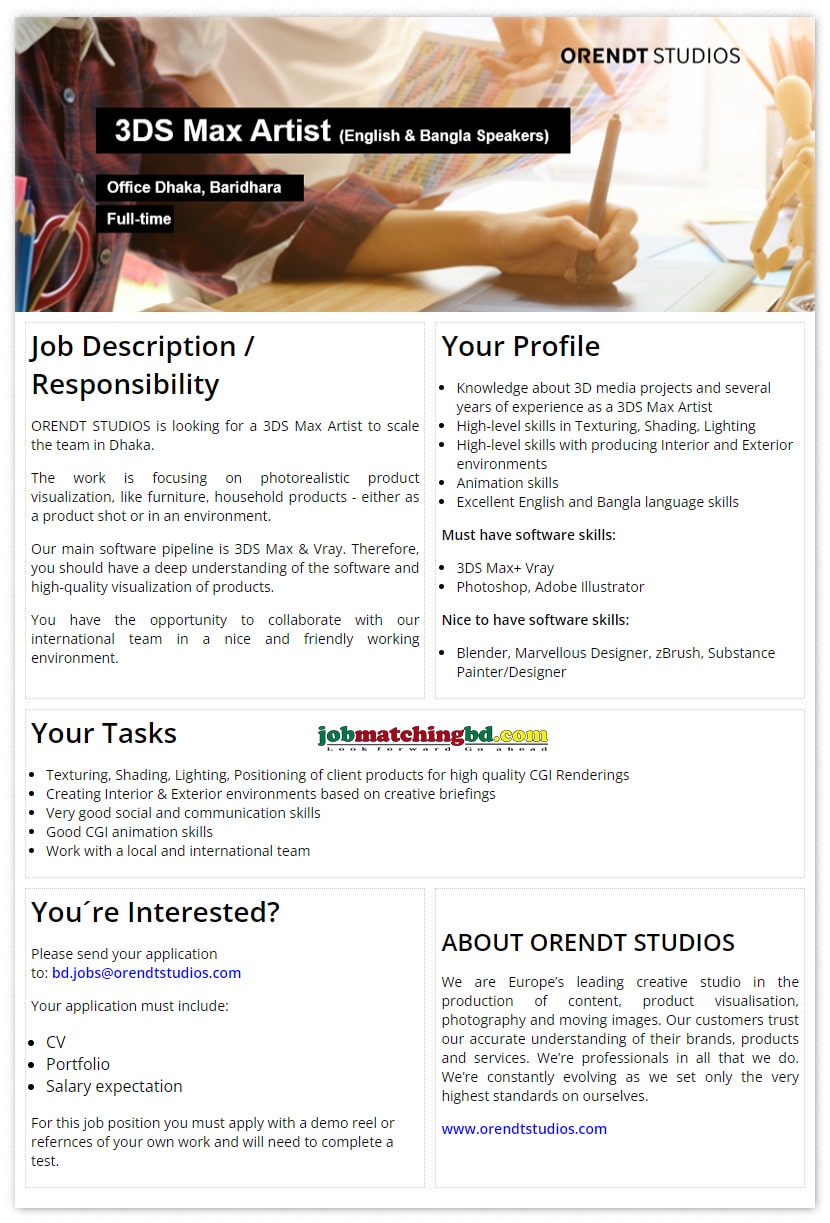 Creative Jobs Orendt Studios