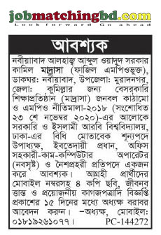 নবীয়াবাদ আলহাজ্ব আব্দুল ওয়াদুদ সরকার কামিল মাদ্রাসা