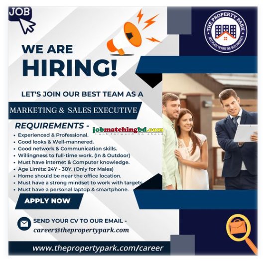 Sales Executive Job 2024 