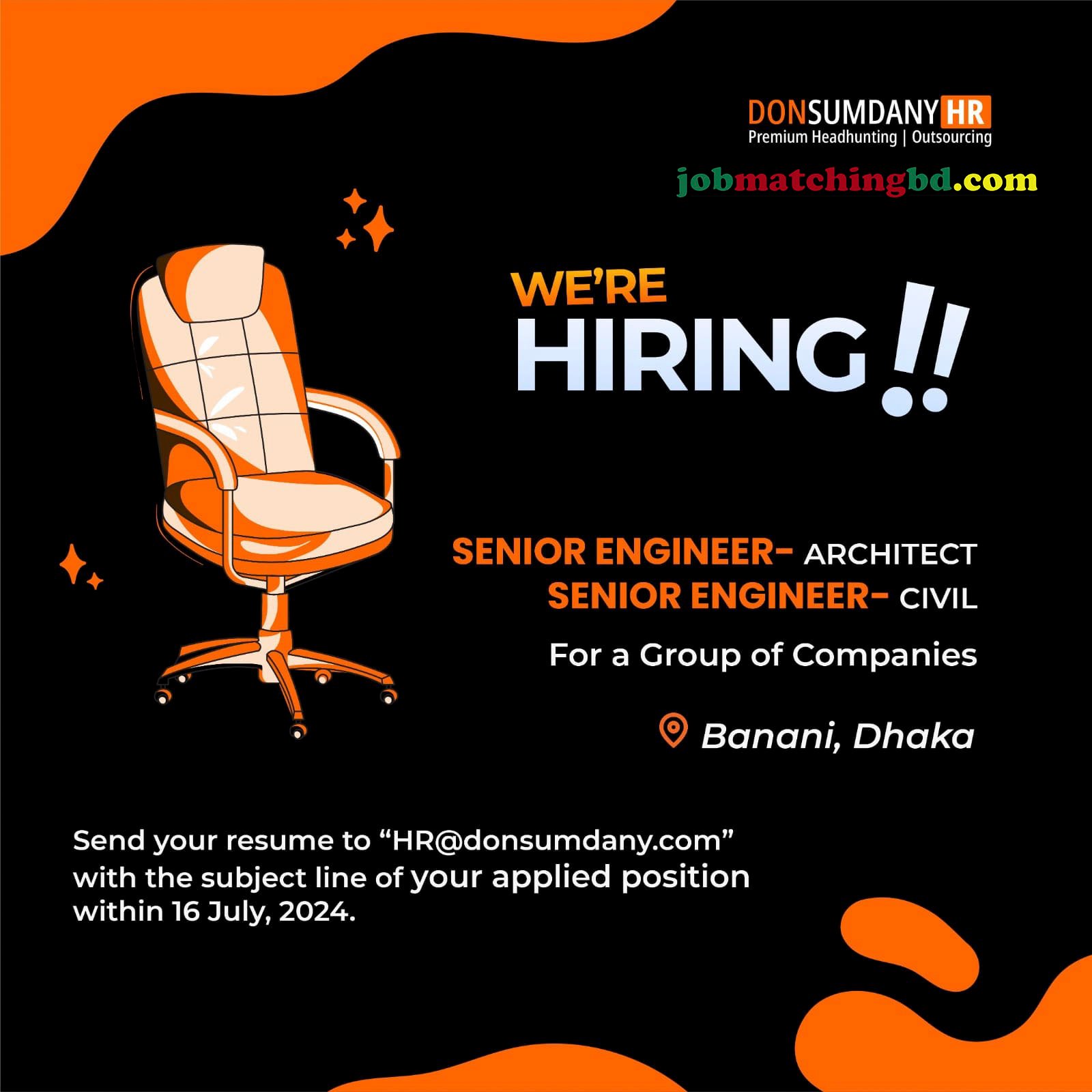 Civil Engineering Job Dhaka 2024