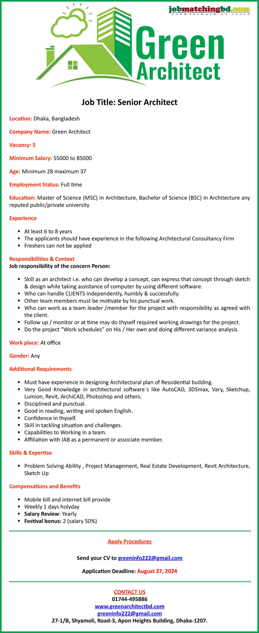 Architect Job