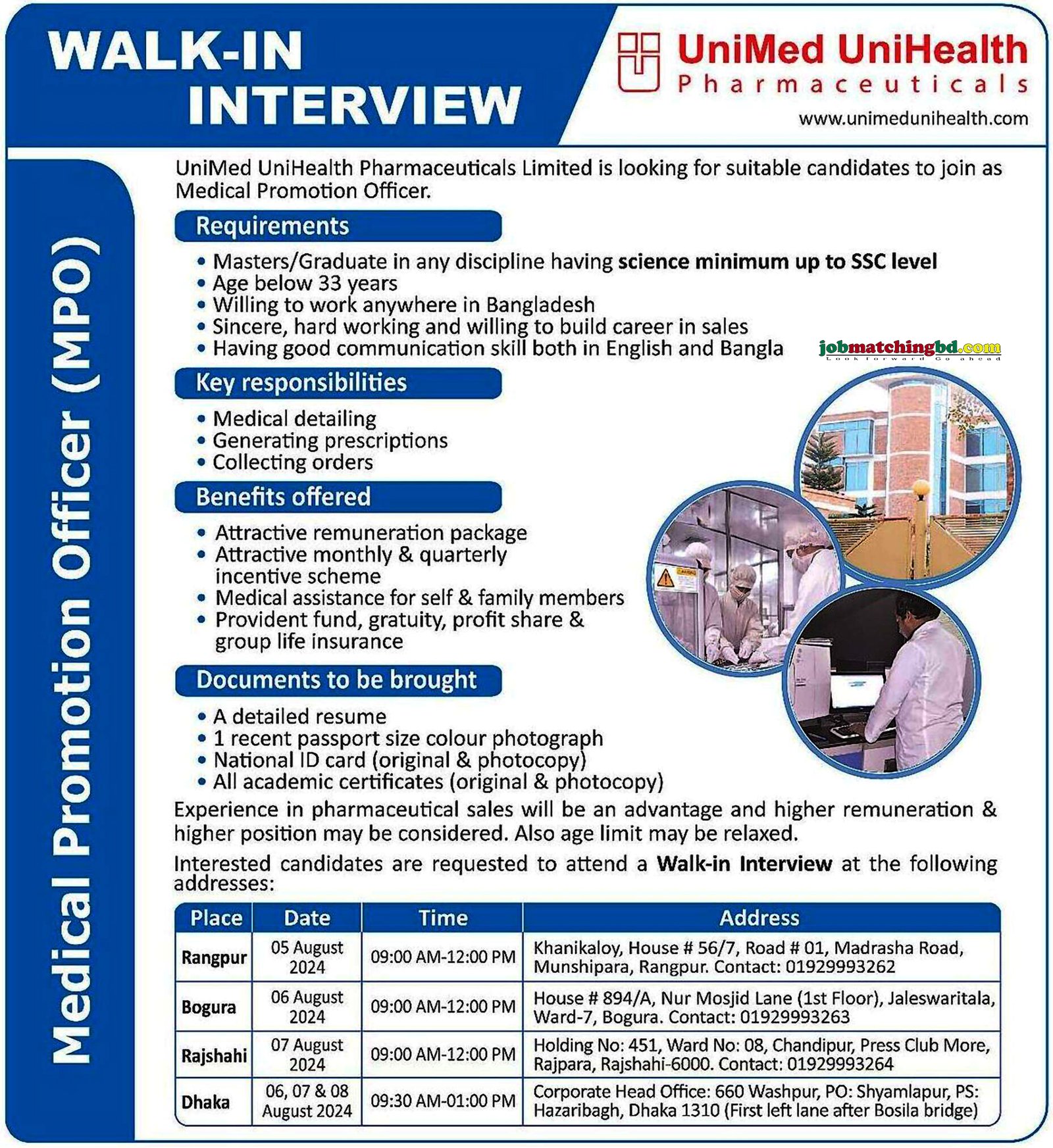 Medical Promotion Officer