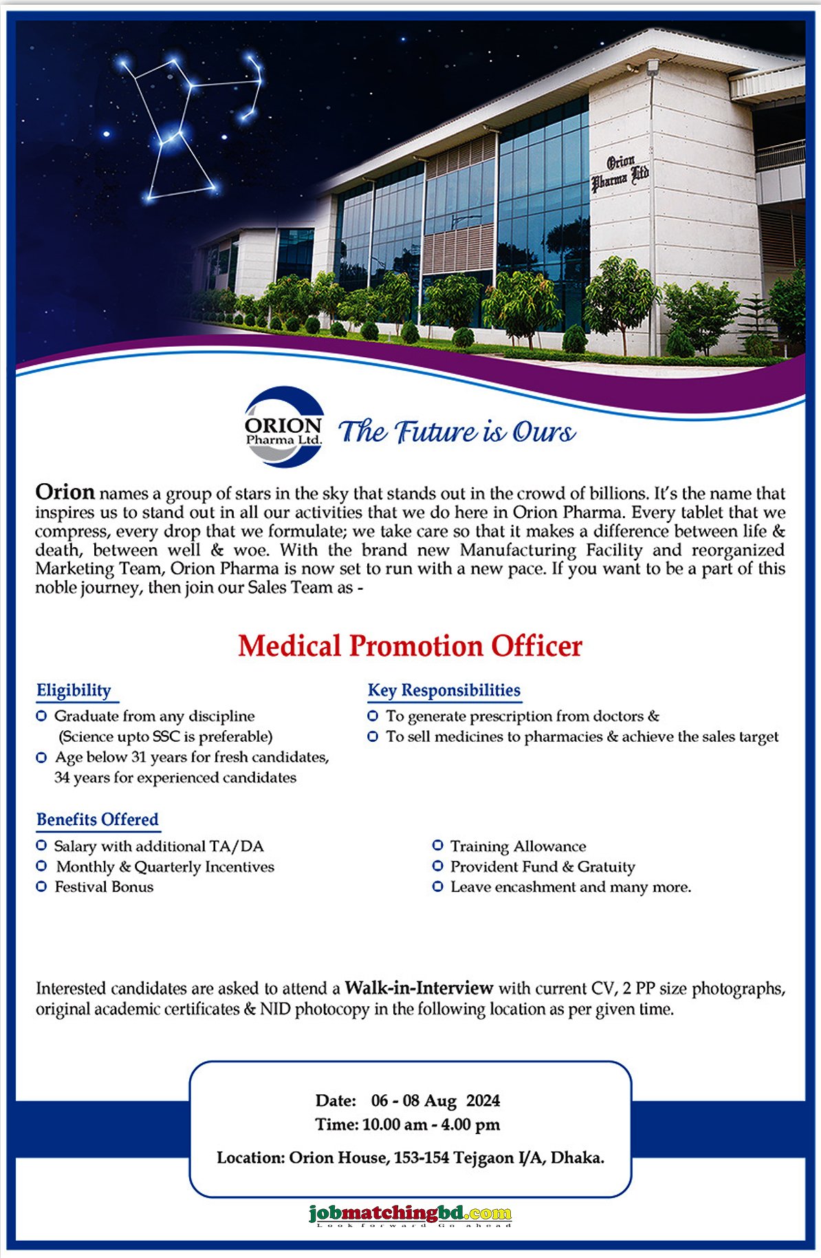Pharmaceuticals Job Circular
