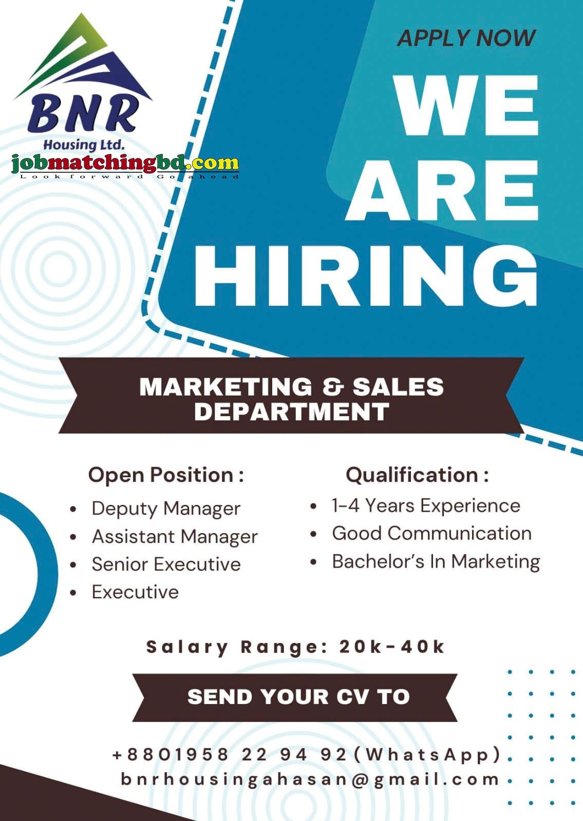 Sales And Marketing Job