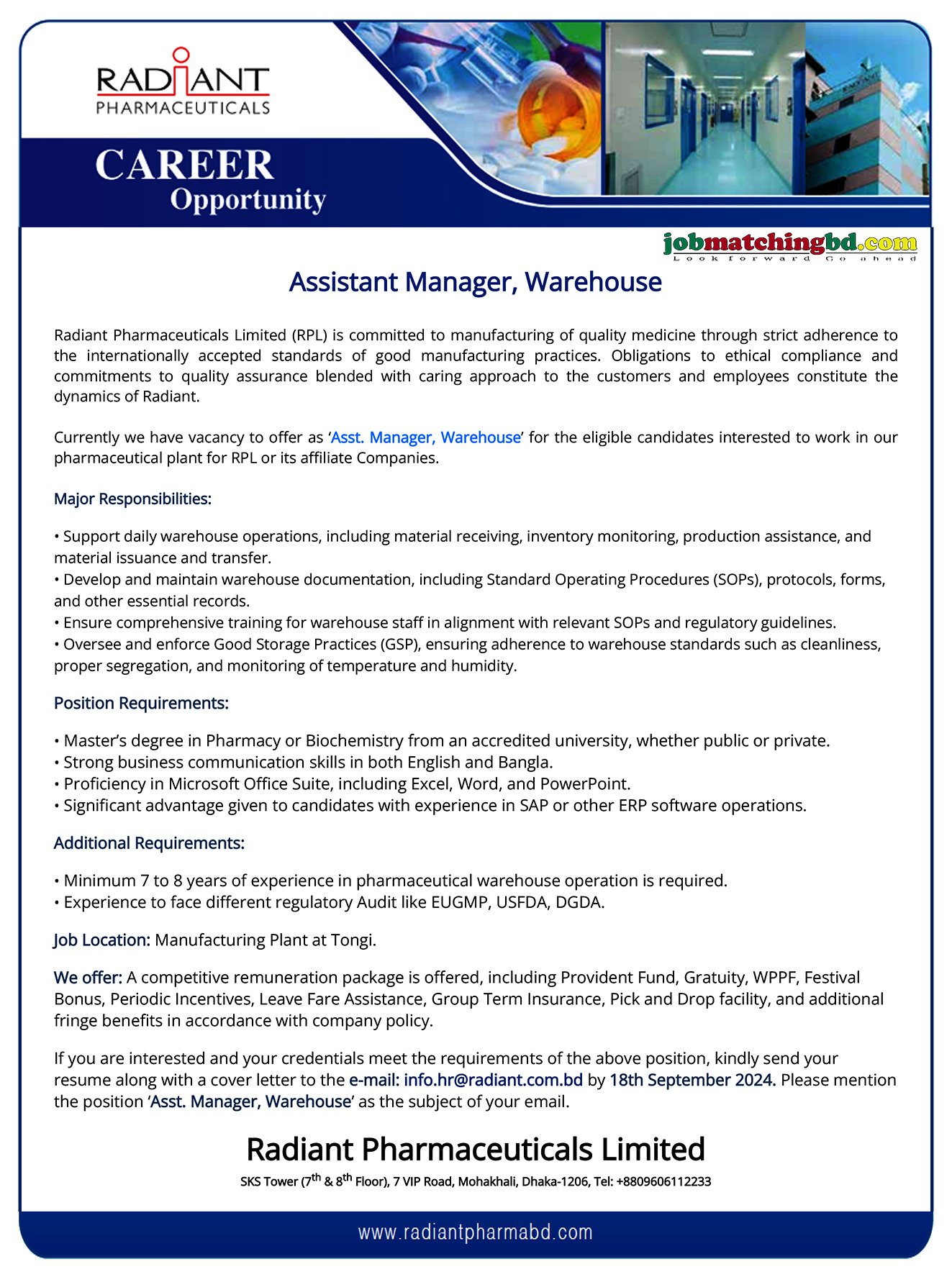 Radiant Pharmaceuticals Ltd