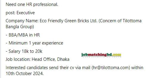 HR Job Circular 2024