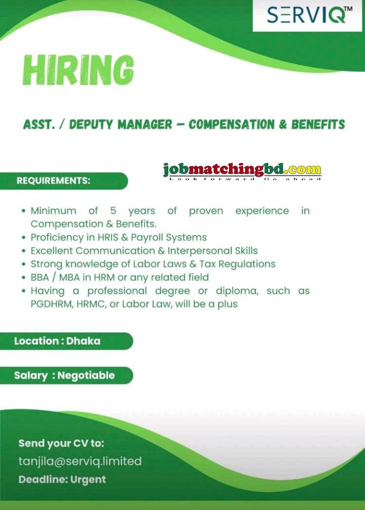 Jobs in Dhaka Bangladesh