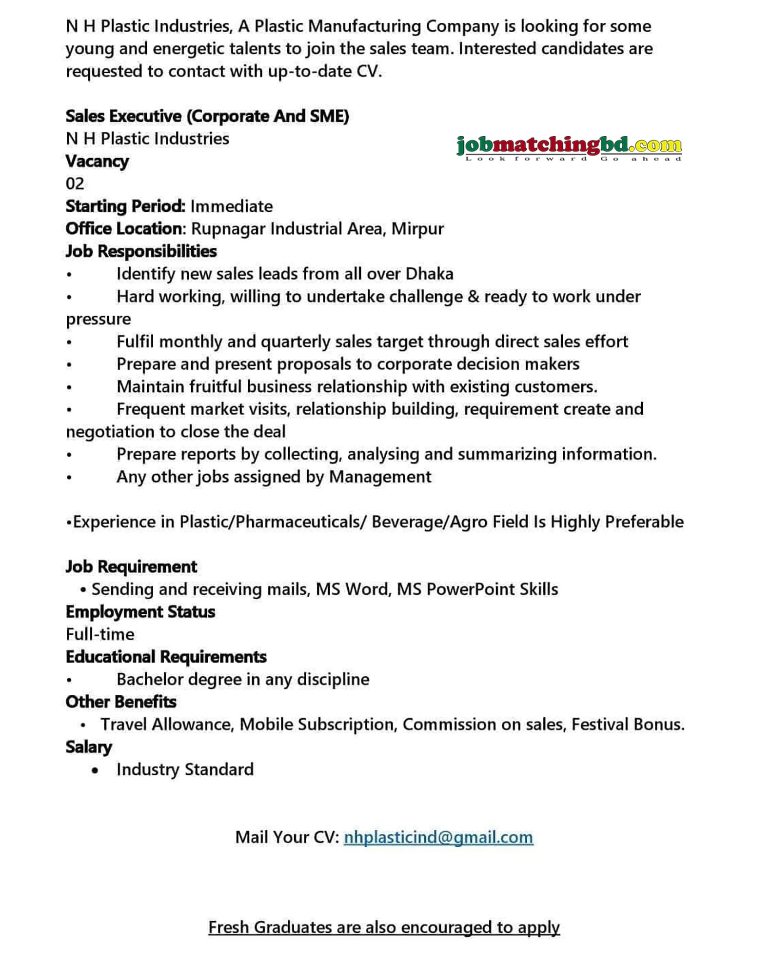 Sales Executive