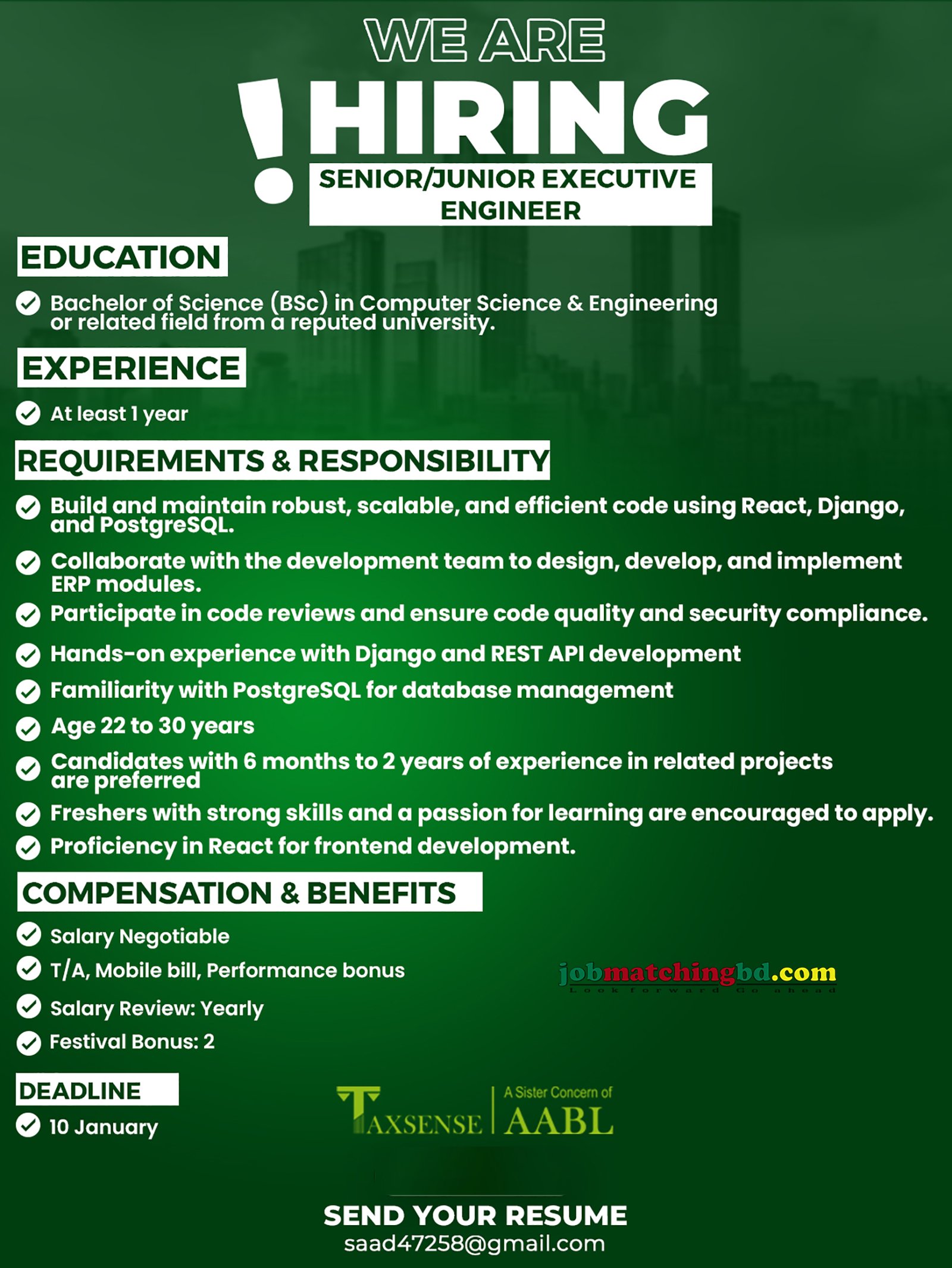 IT Jobs in Dhaka