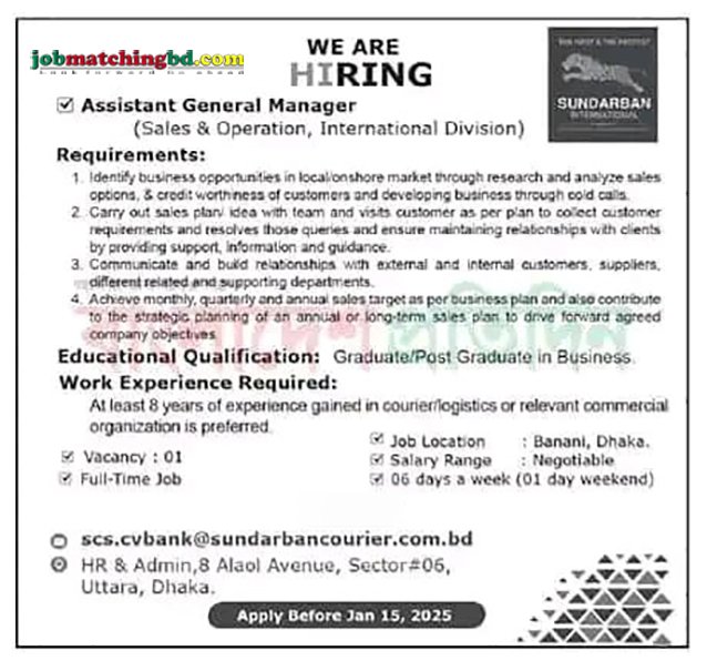 Sales Job in Dhaka