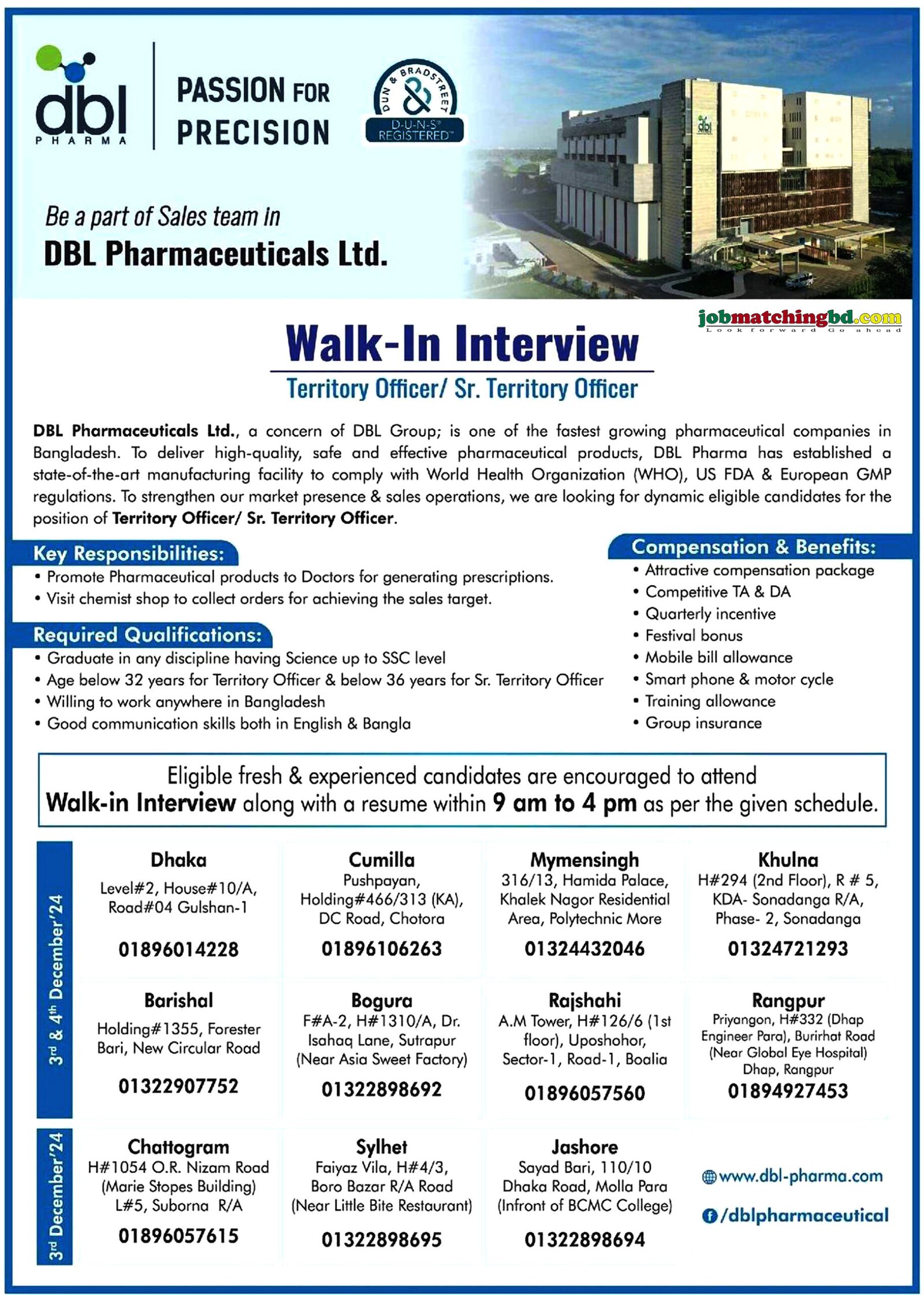 Pharma Job in BD