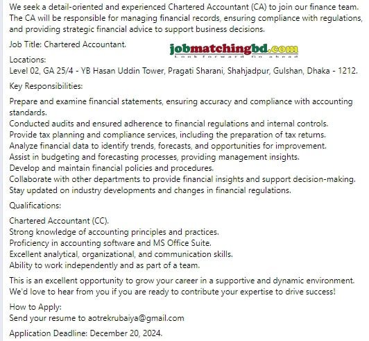 Accounting and Finance Related Jobs 2024