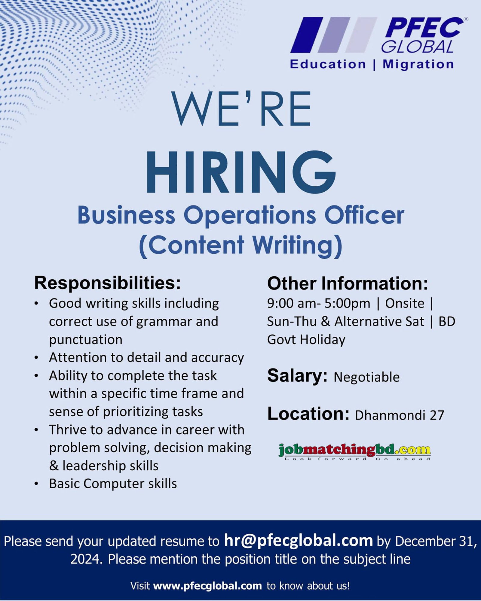Education and Training Jobs