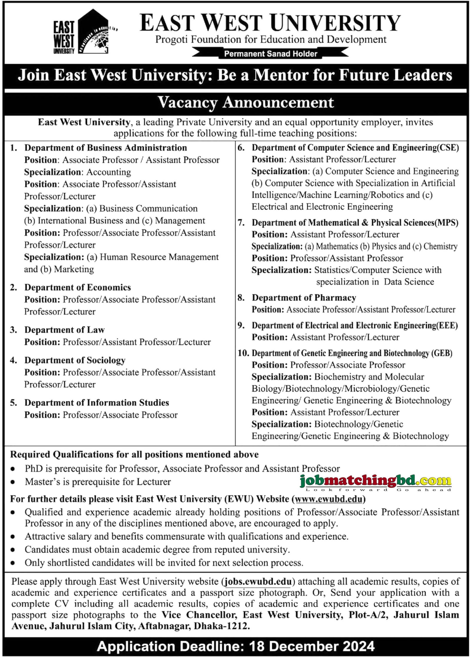 Education Development Jobs