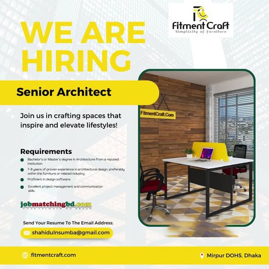 Architect Job in Dhaka
