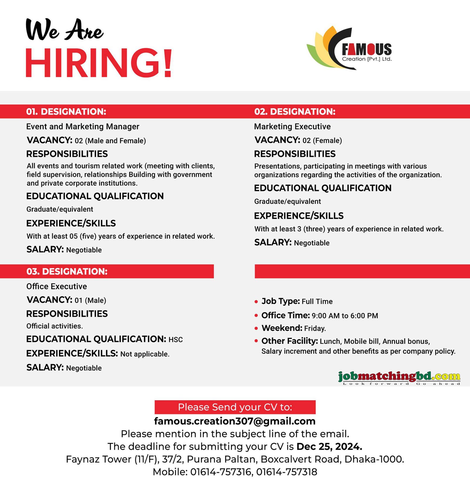 Marketing Jobs in Dhaka