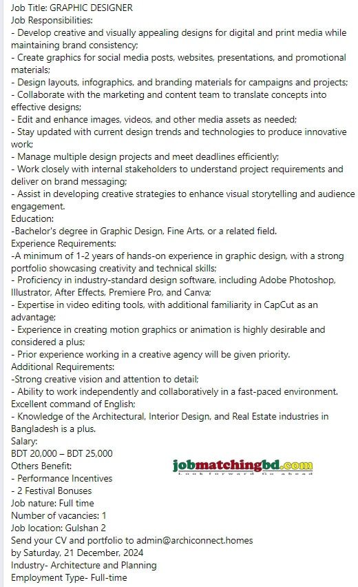 IT Jobs in Bangladesh 2024