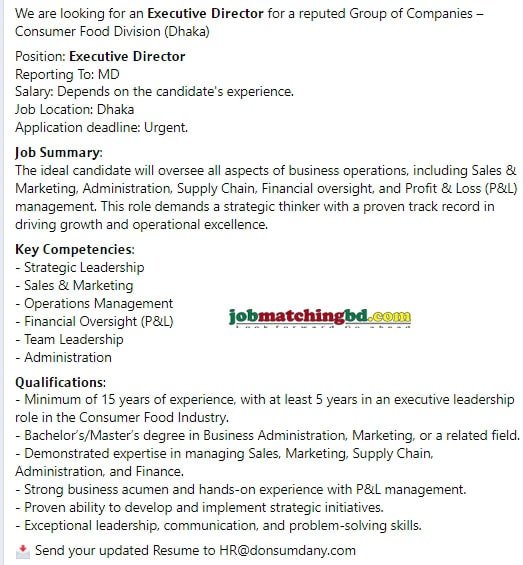 Sales Marketing Jobs Circular 2024