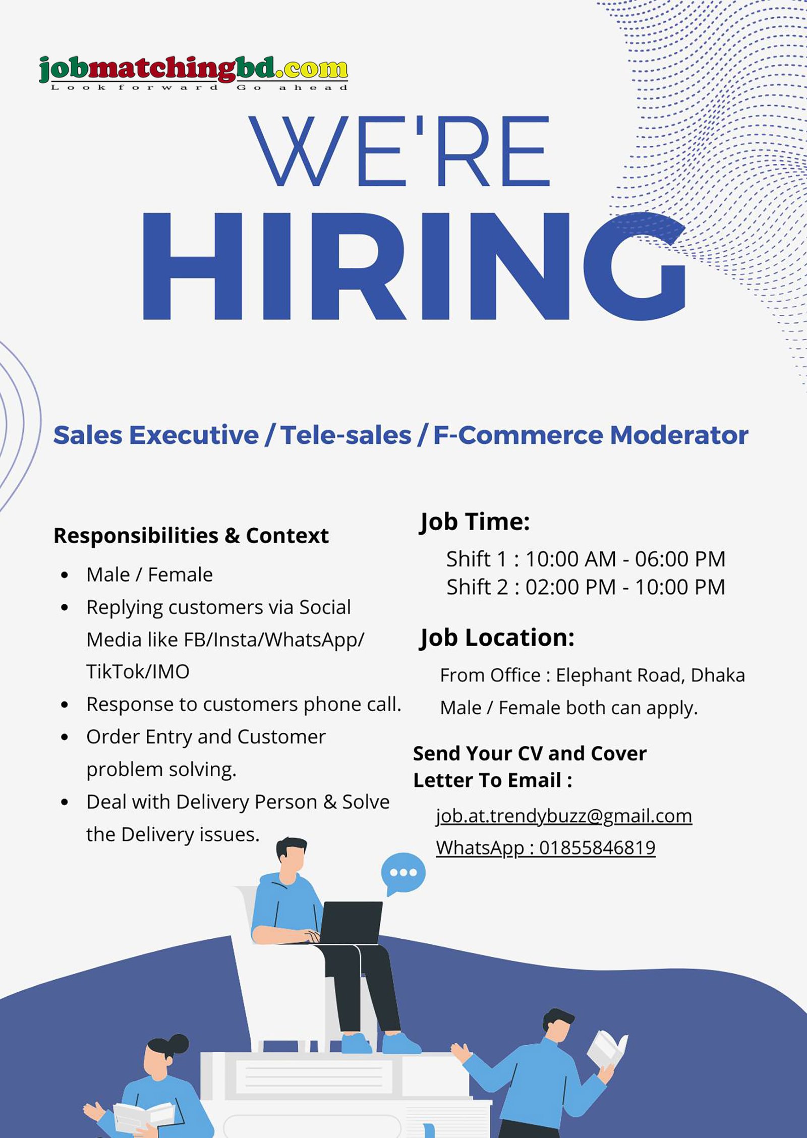 Sales Job in Dhaka