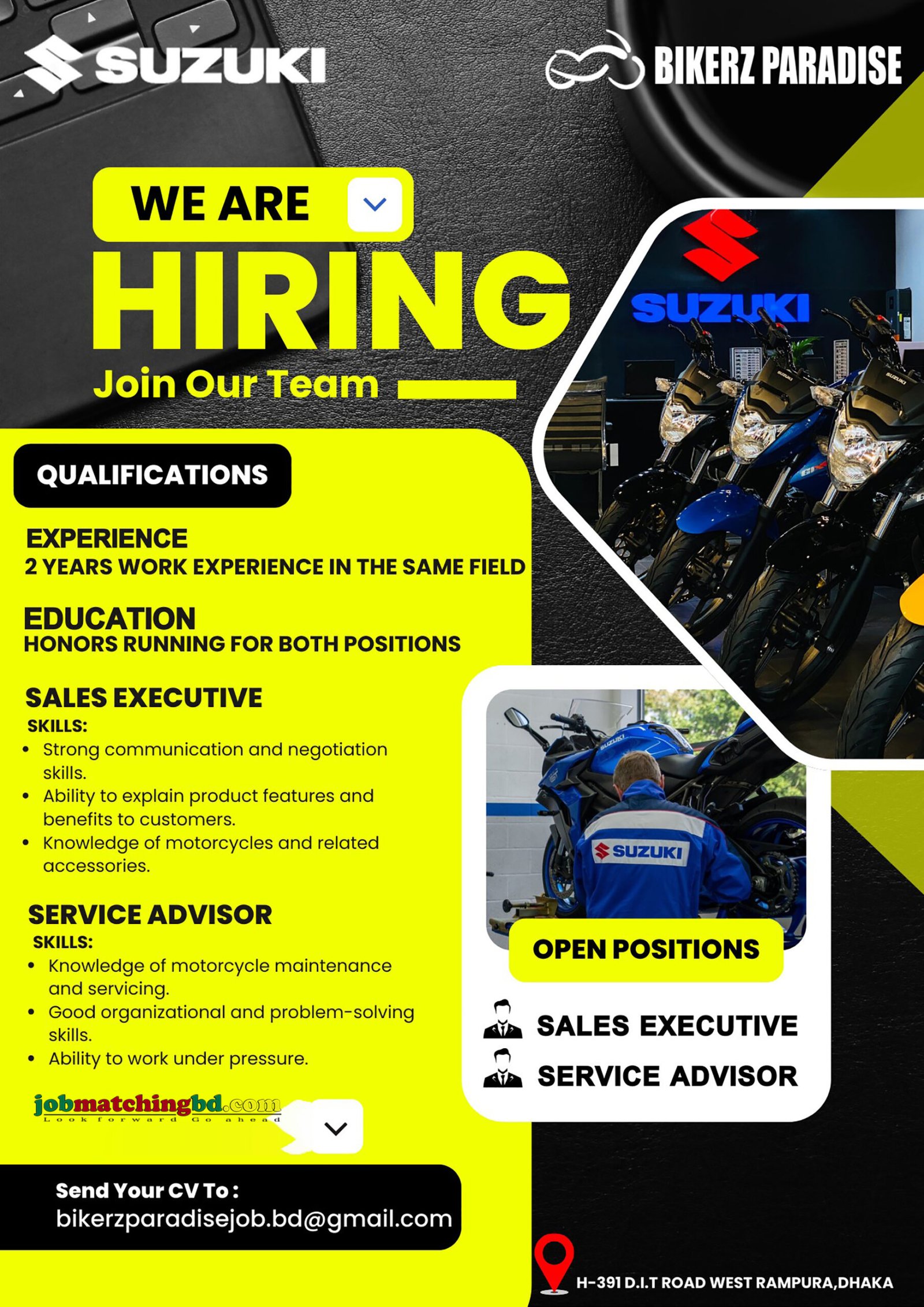 Sales Job in Dhaka