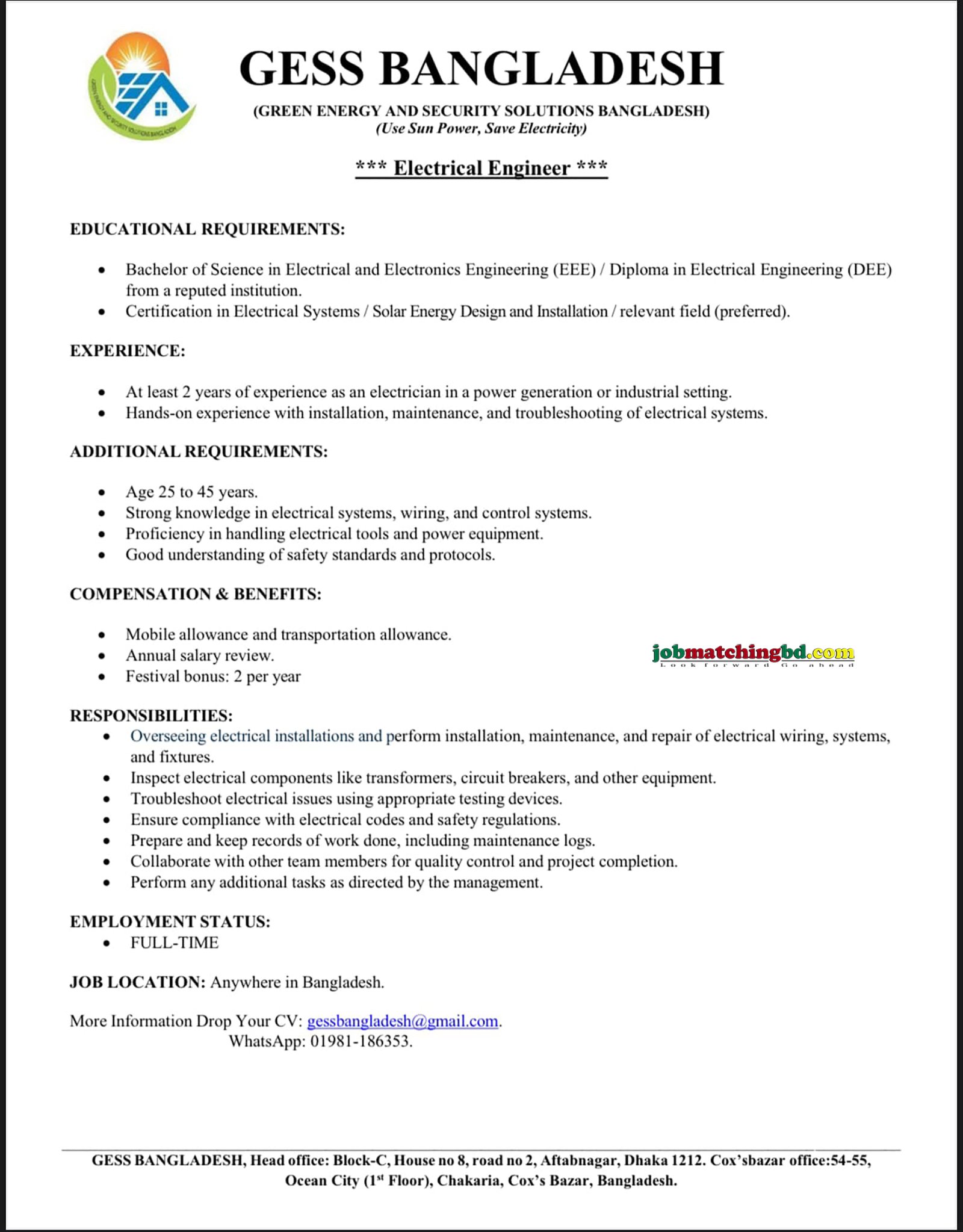 Electrical Engineering Jobs