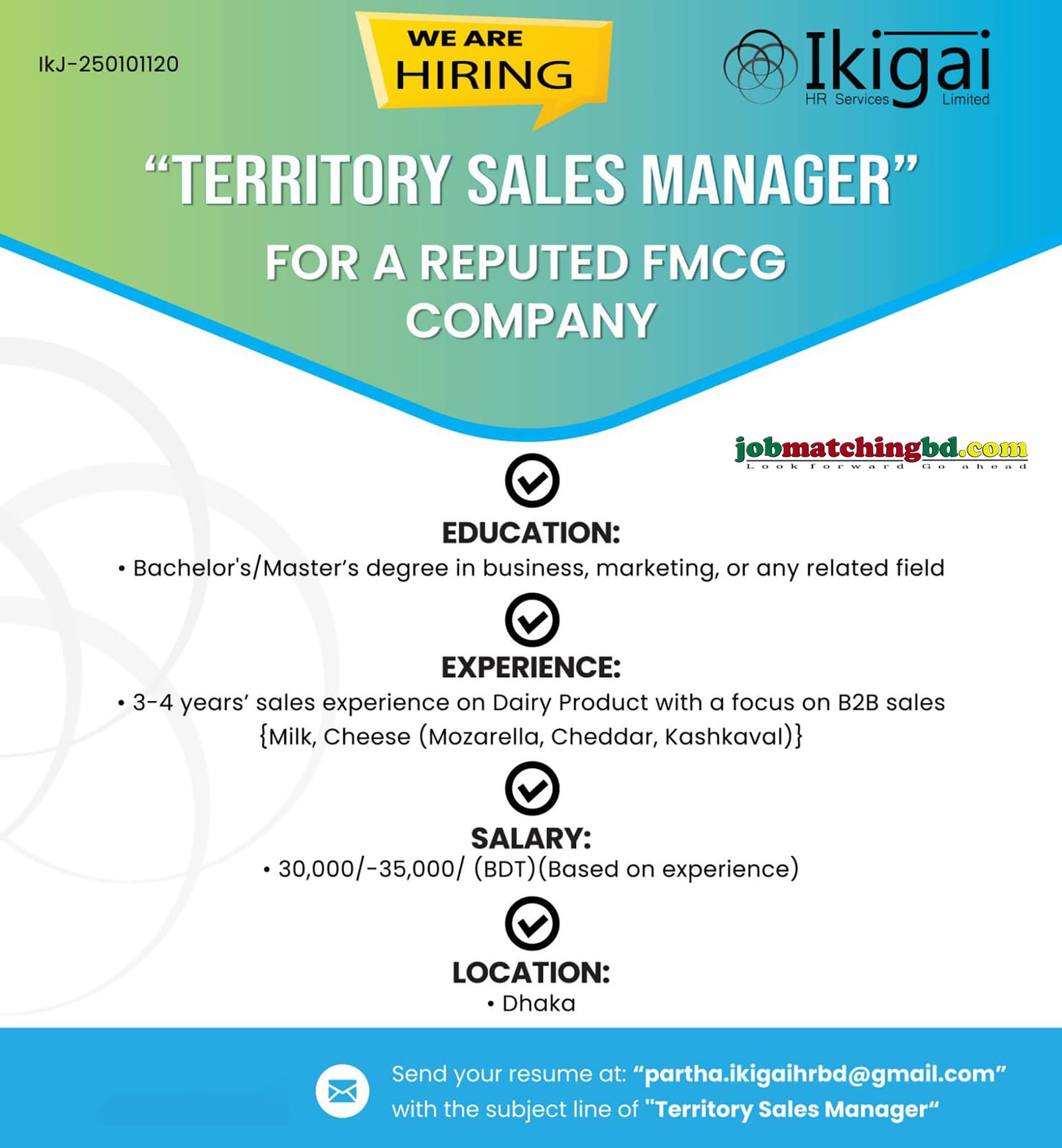 Sales Job in Dhaka