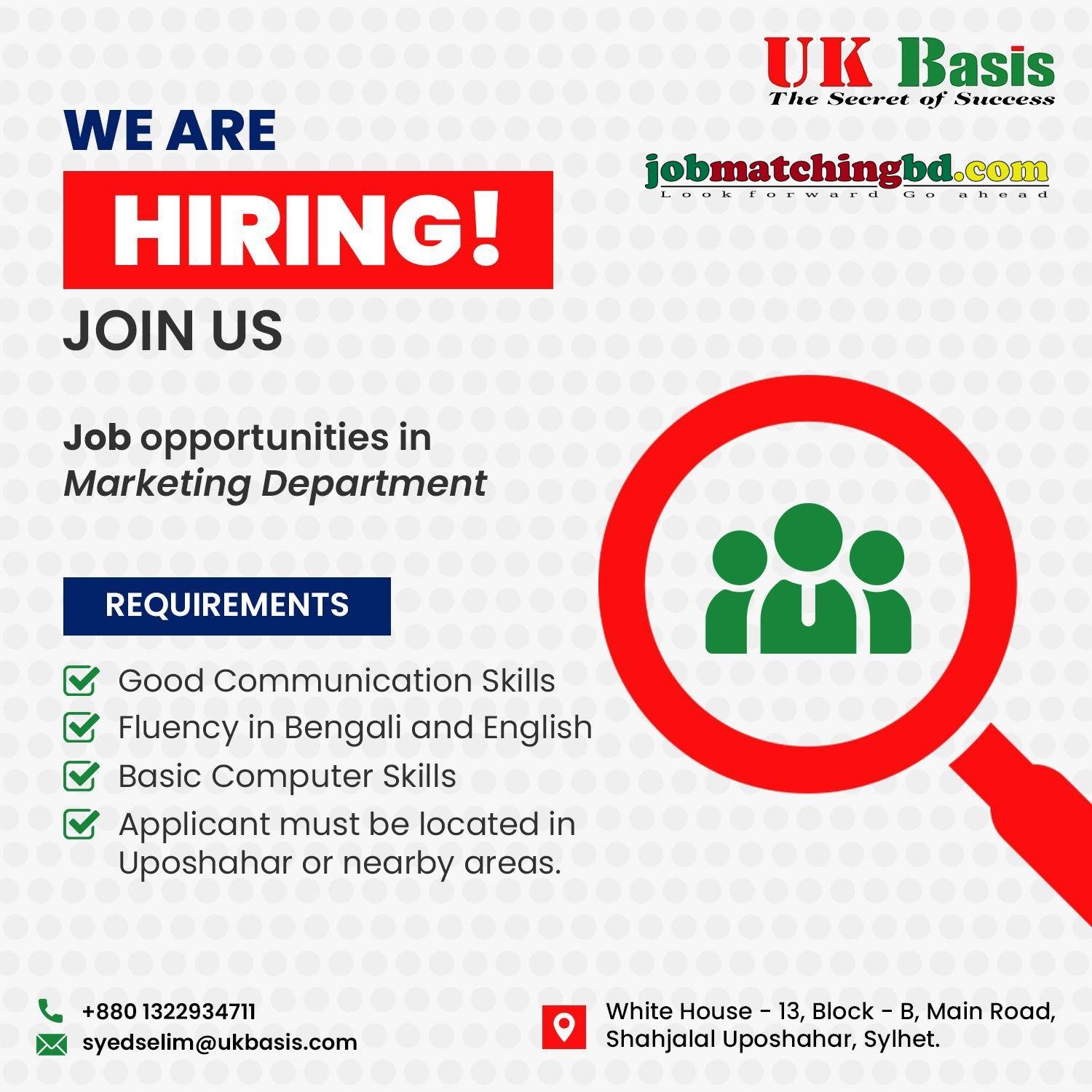 Marketing Job Circular 2025