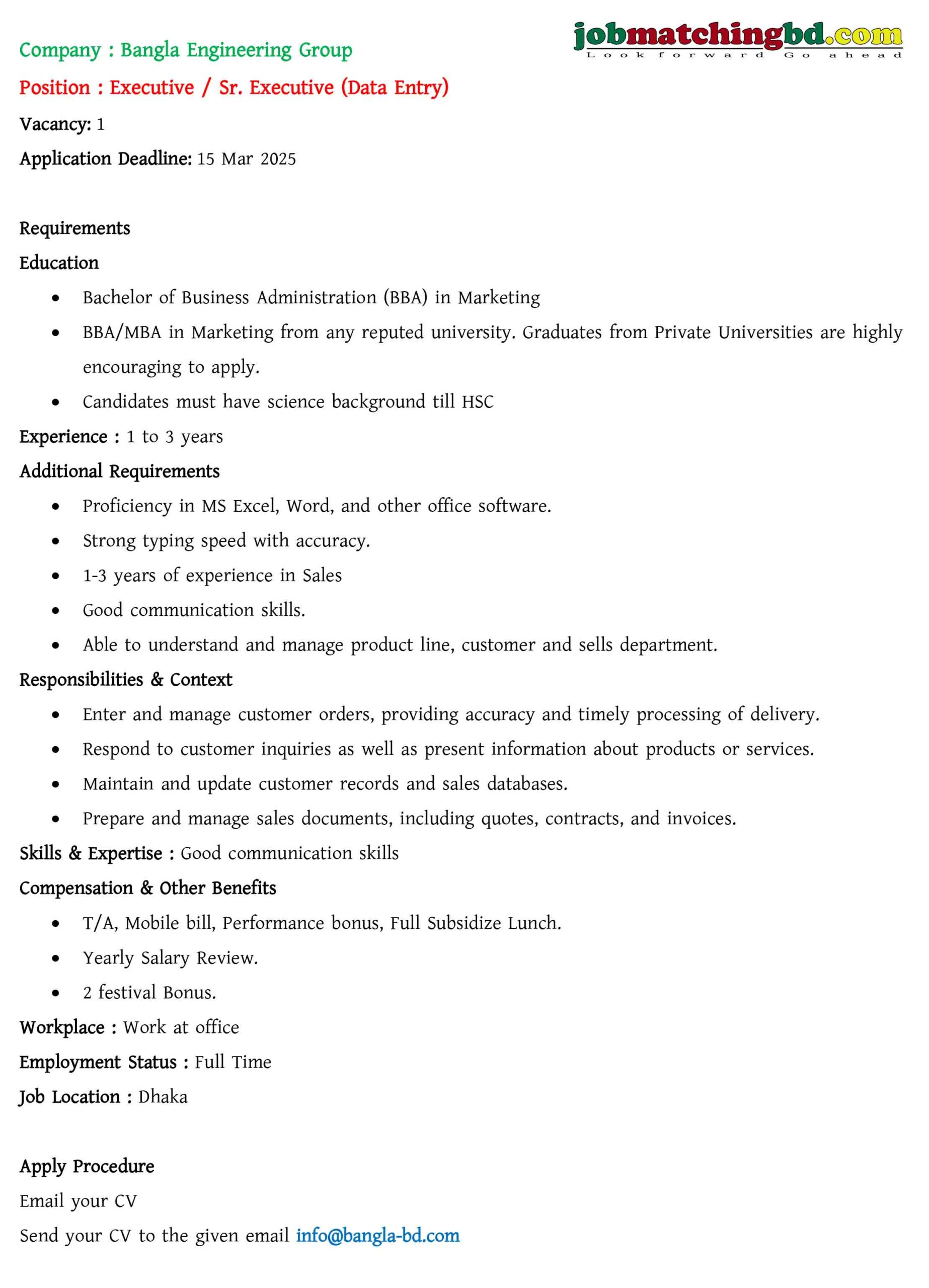 Senior Executive Jobs
