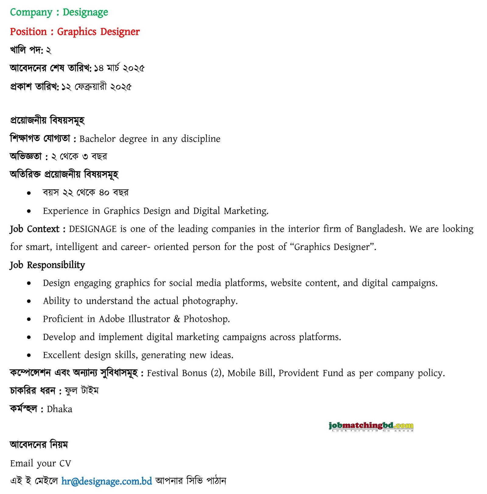 IT Job Circular