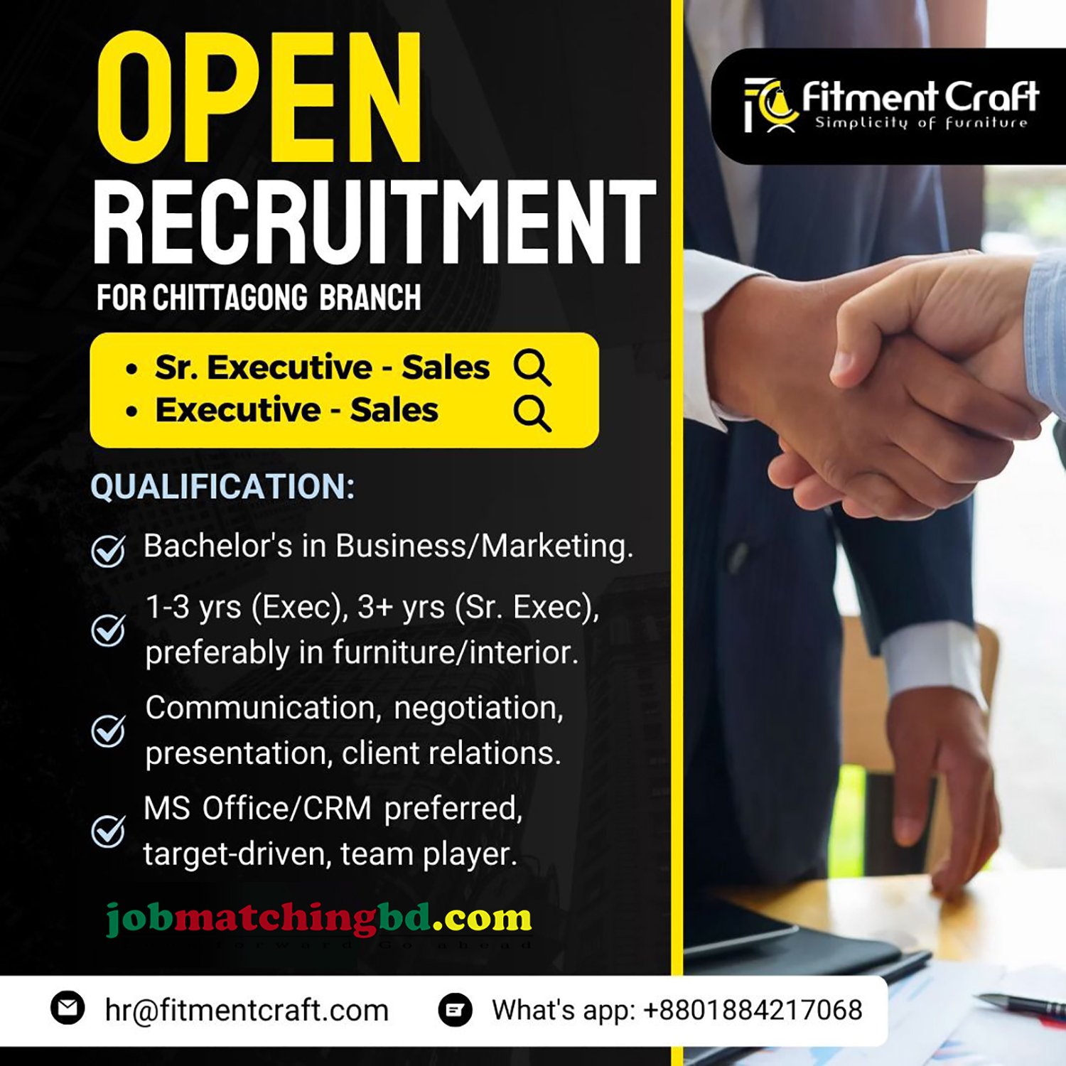 Sales and Marketing Job
