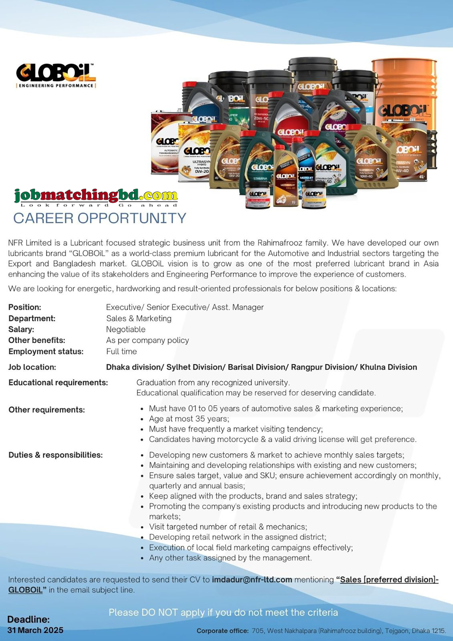 Sales Marketing Job