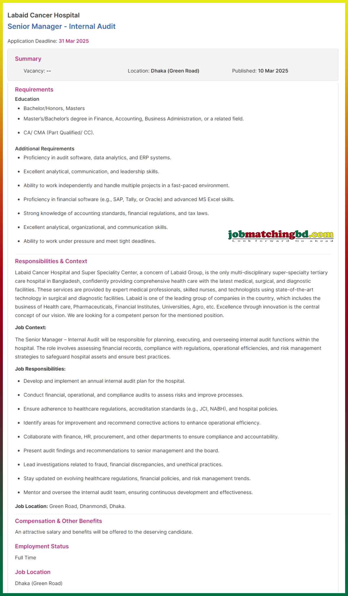 Medical Health Jobs