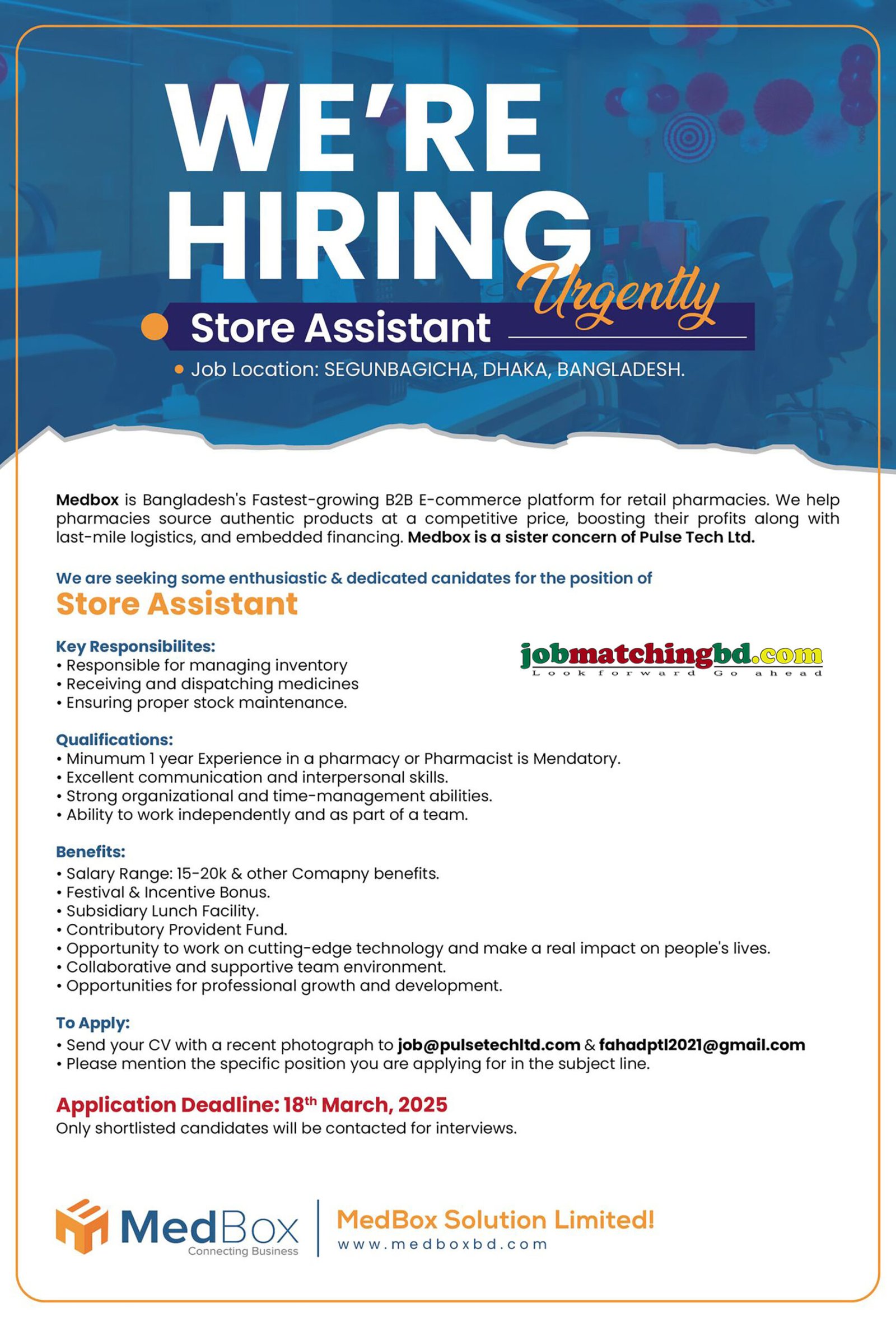 Supply Chain Job