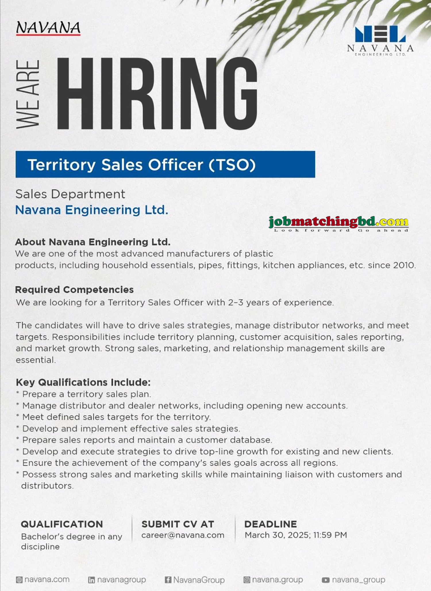 Sales Marketing Job