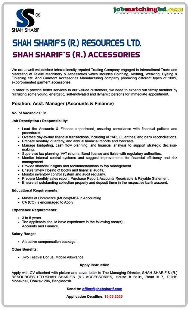 Accounting and Finance Jobs