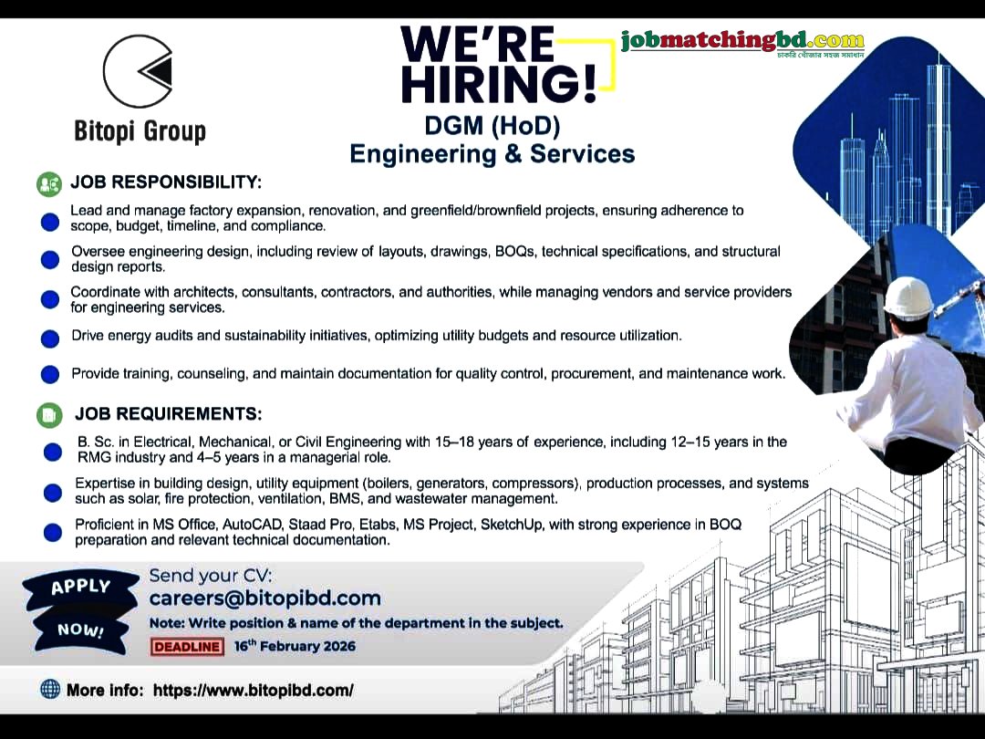 Civil Engineering Jobs BD