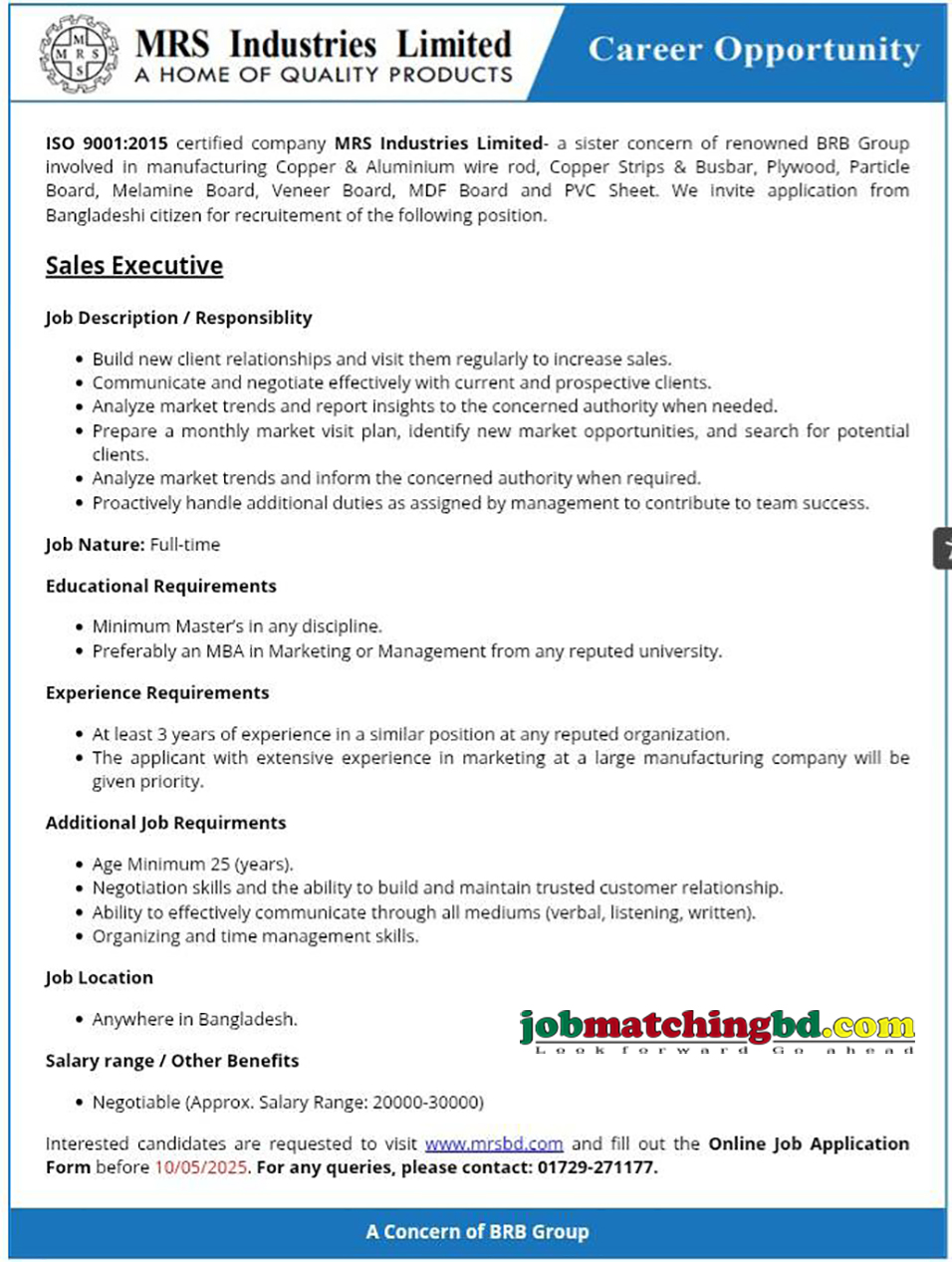 Sales Job