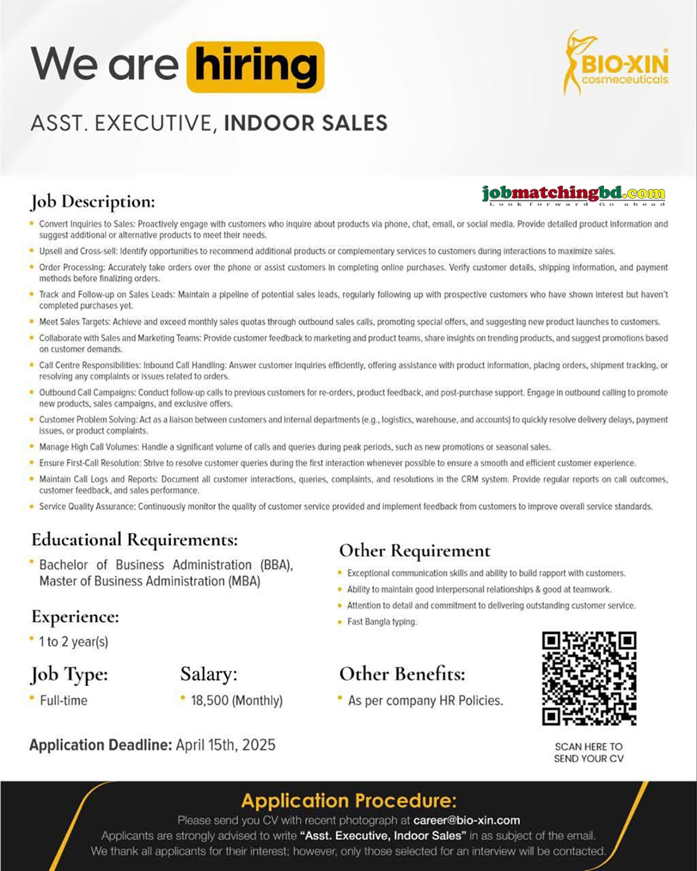 Sales and Marketing Job