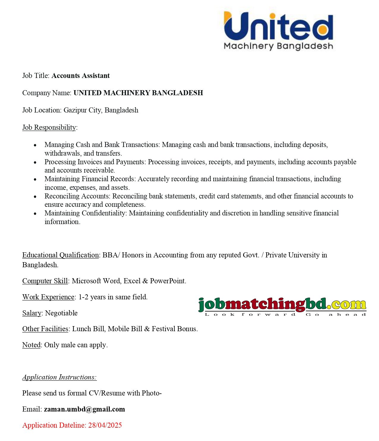 Accounting Job