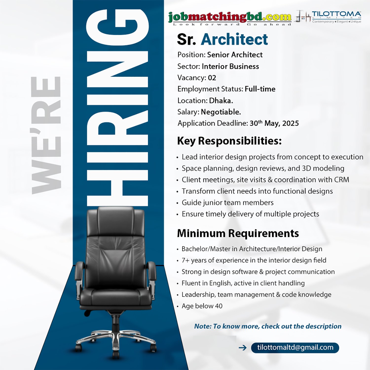 Architect Job