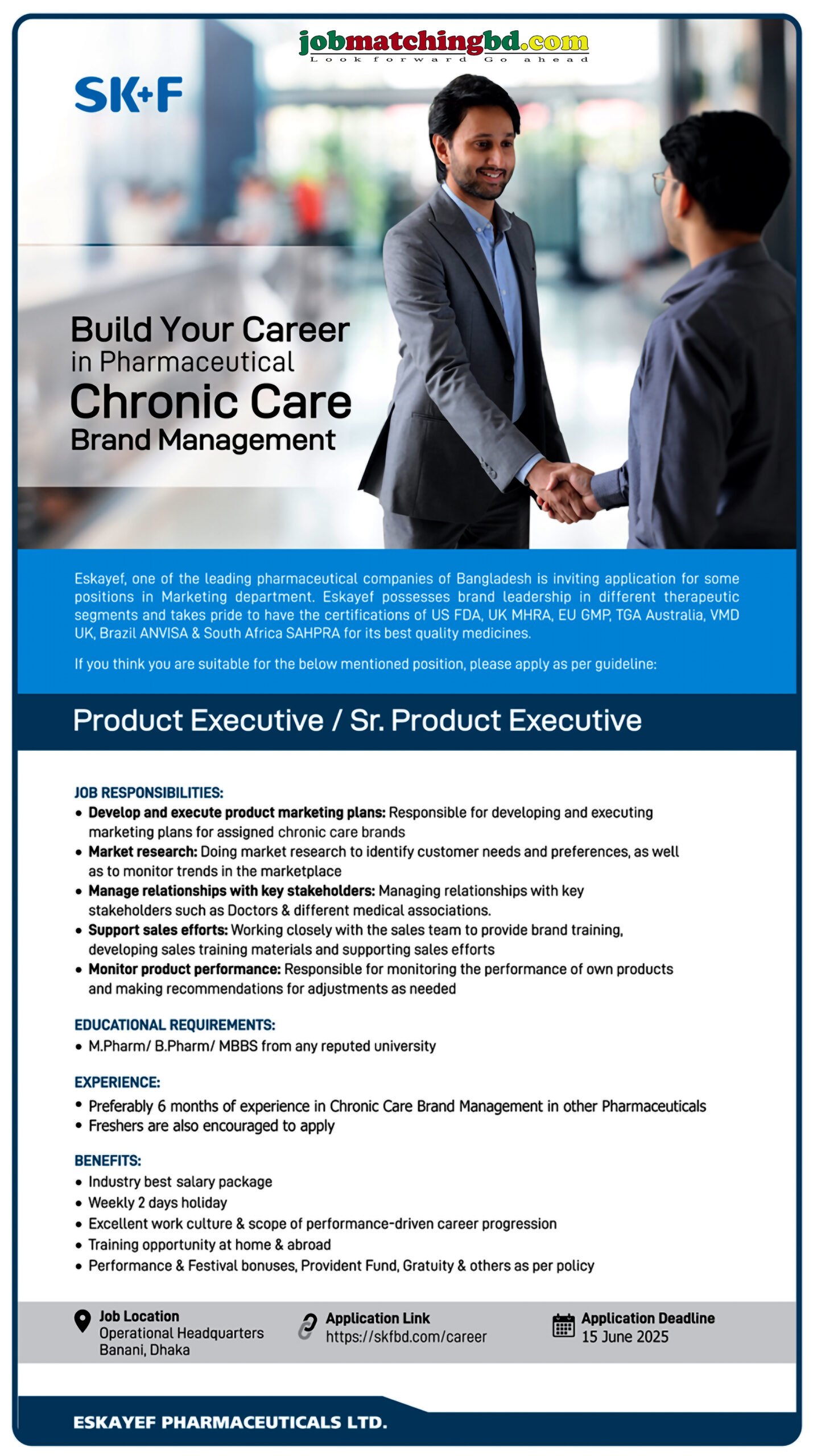 Pharma Job in BD