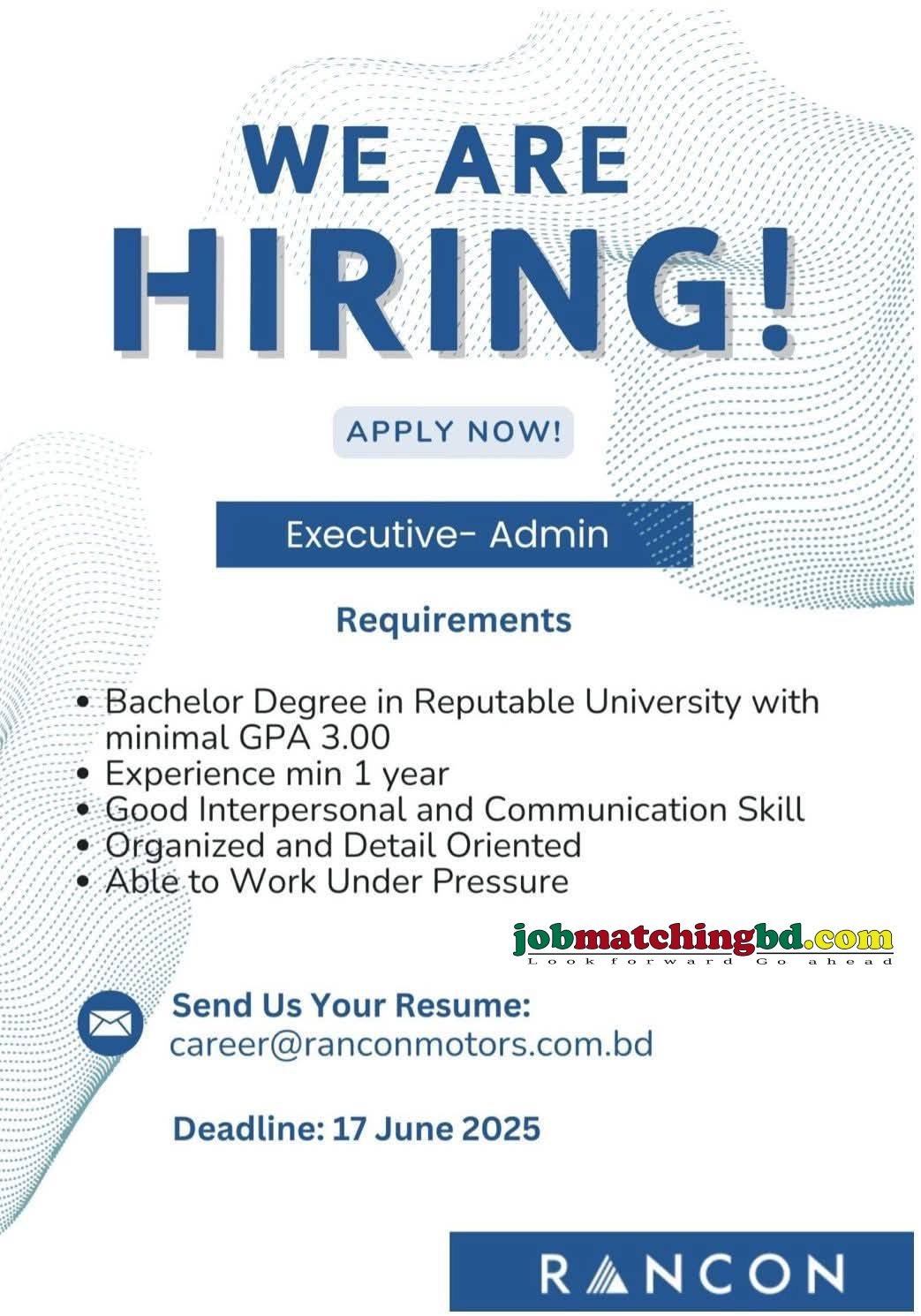 Admin Executive Jobs