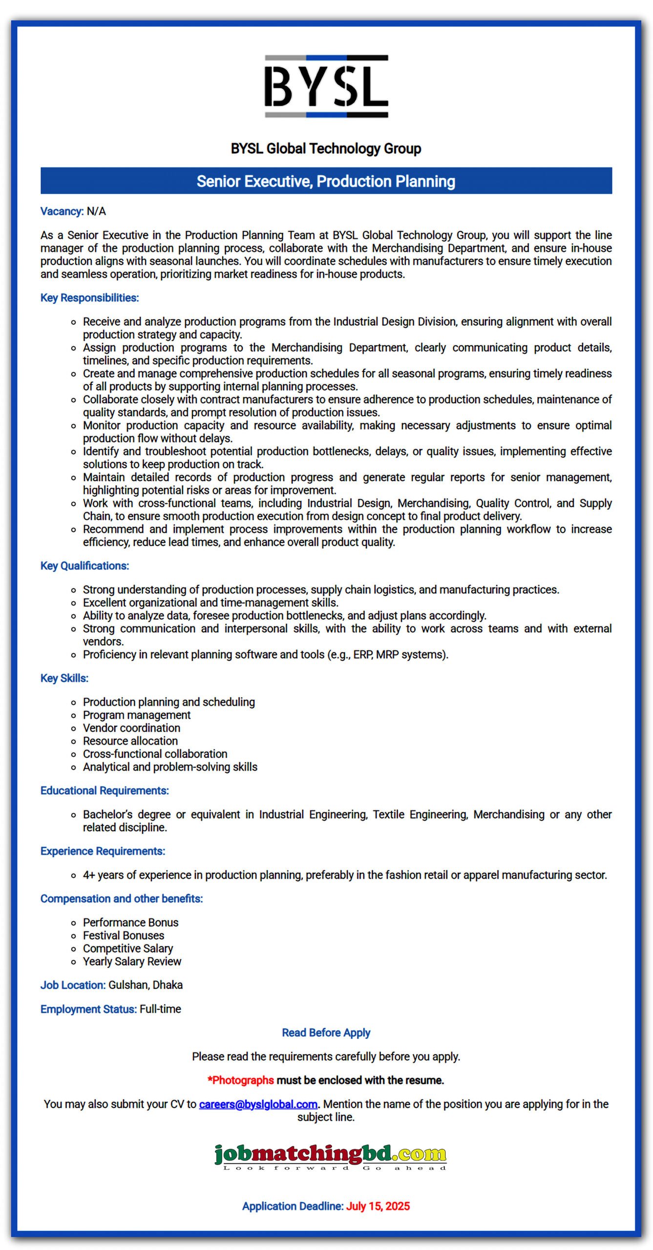 Senior Executive 