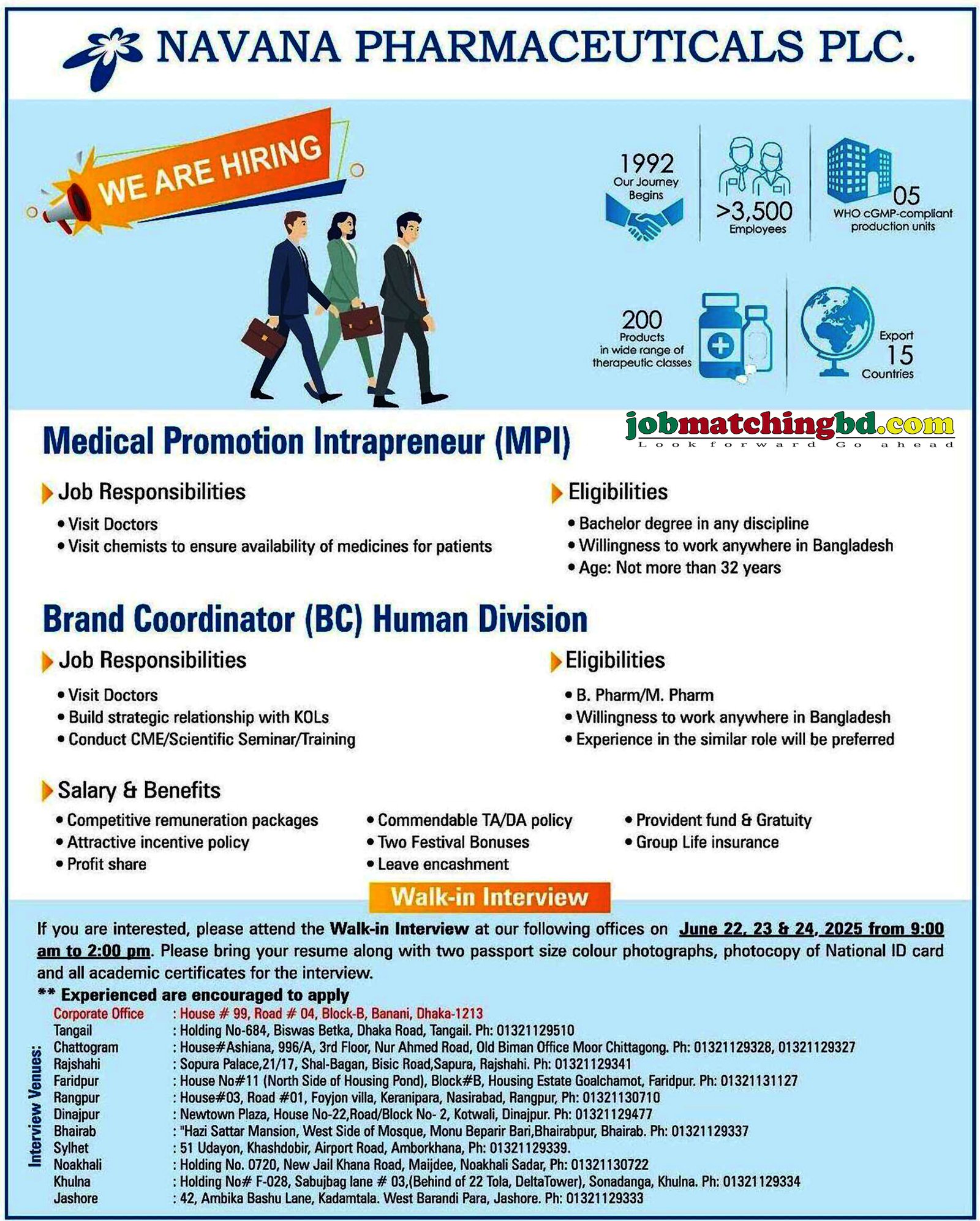 Pharma Job in BD
