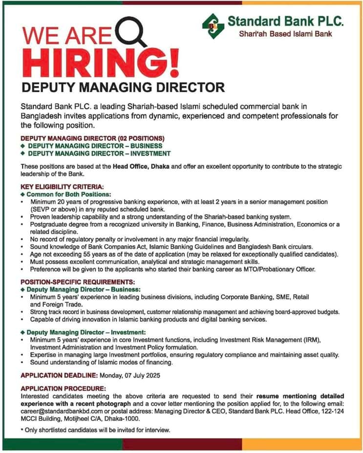 New Bank Job Circular