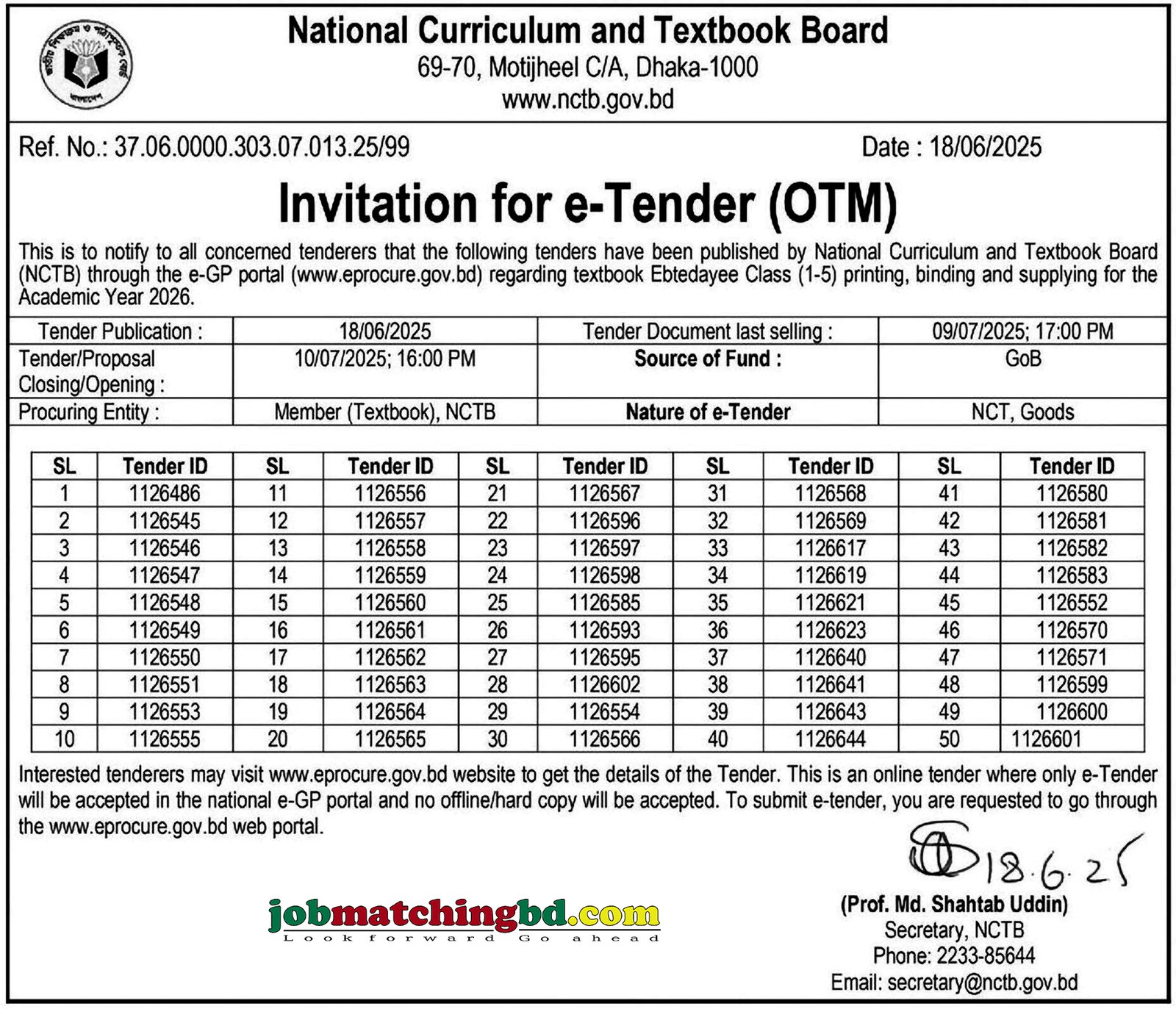 BD Tender